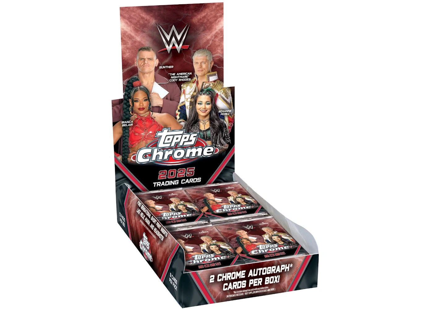 2025 Topps WWE Chrome Hobby Box