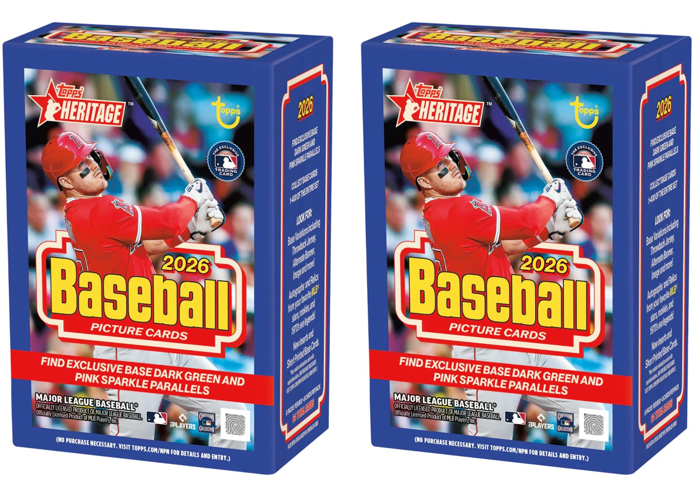 2026 Topps Heritage Baseball Value Box 2x Lot