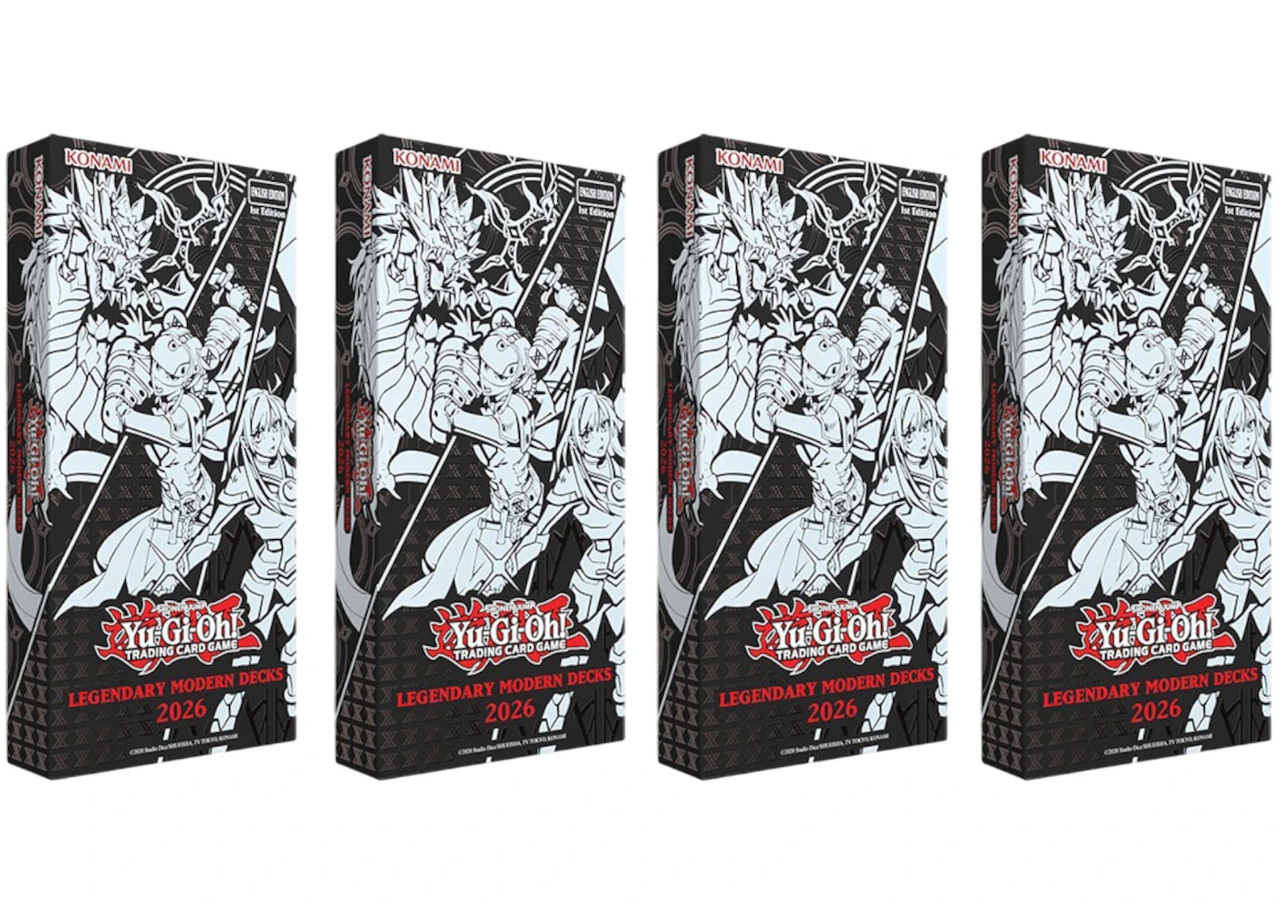 2026 Yu-Gi-Oh Modern Decks Collectors Set 4x Lot
