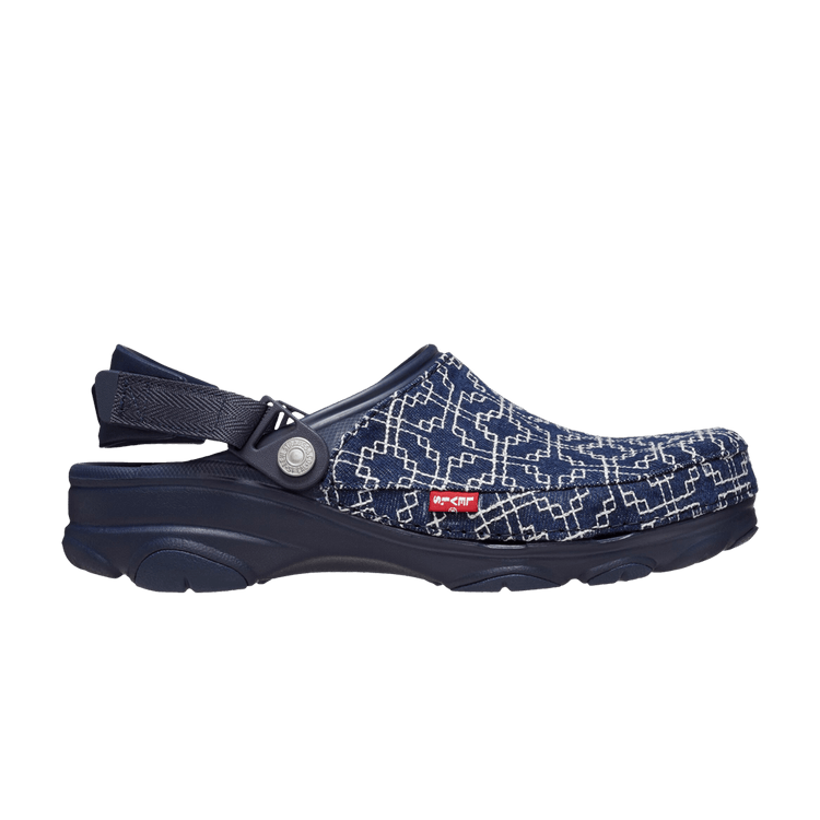 Crocs Classic All-Terrain Clog Levi's Sashiko Dark Wash