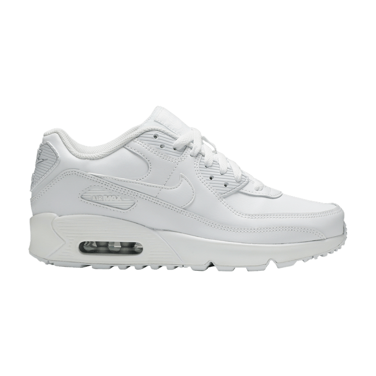 Nike Air Max 90 White Leather (GS)