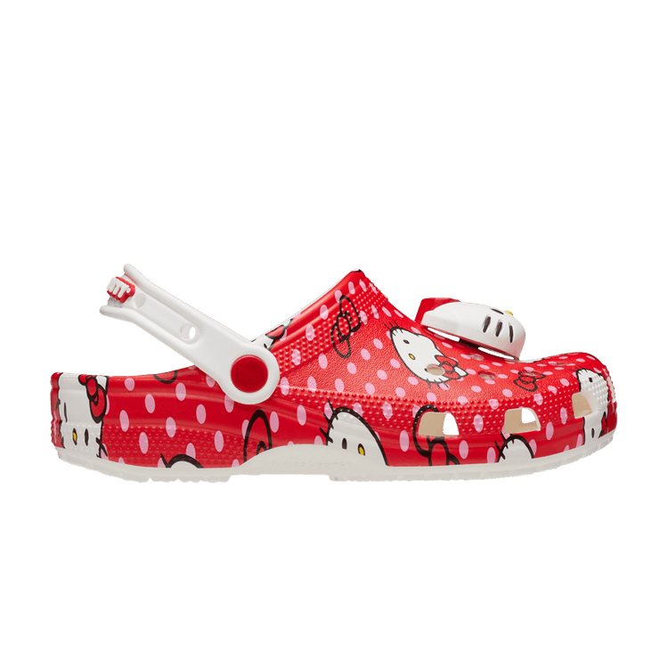 Crocs Classic Clog Hello Kitty Red Polka Dots