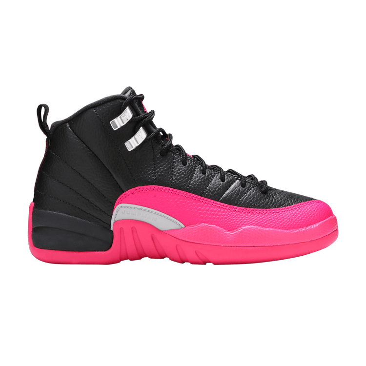 Jordan 12 Retro Black Deadly Pink (GS)