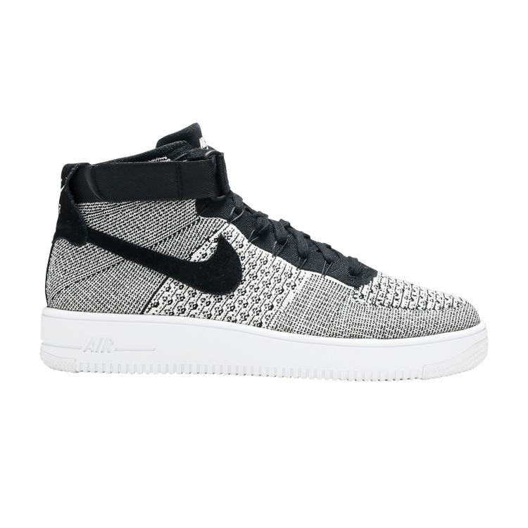 Nike Af1 Ultra Flyknit Mid Black/Black-White