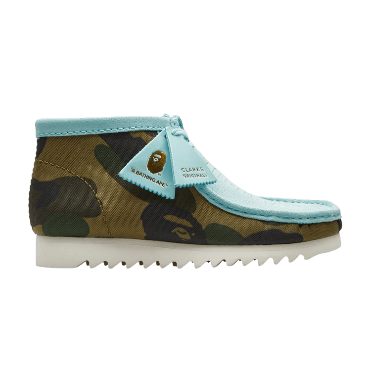 Clarks Originals Wallabee Bape Light Blue Combi