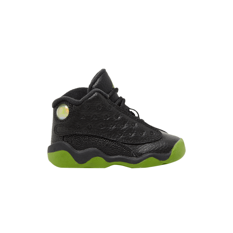 Jordan 13 Retro Black White Altitude Green (TD)
