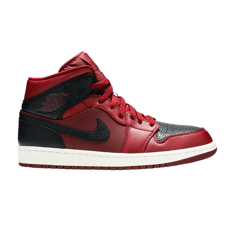 Jordan 1 Retro Mid Team Red Black