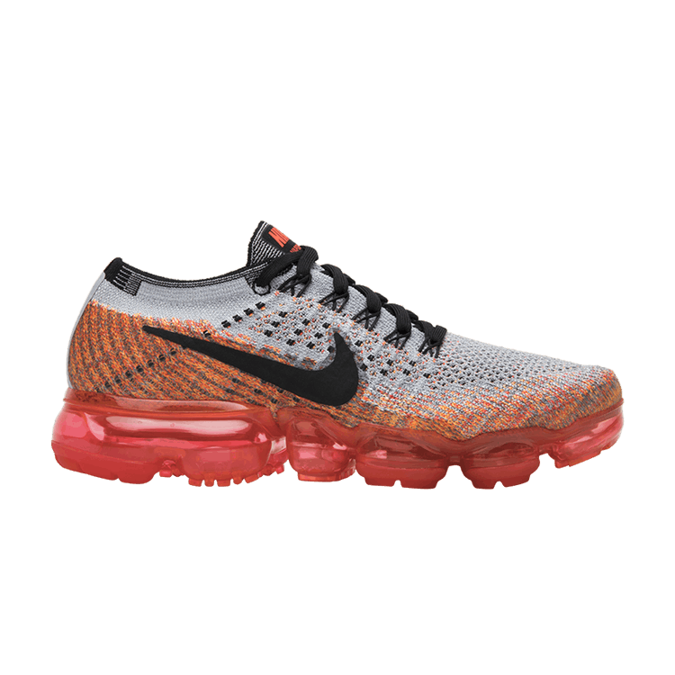 Nike Air VaporMax Wolf Grey Bright Crimson (Women's)