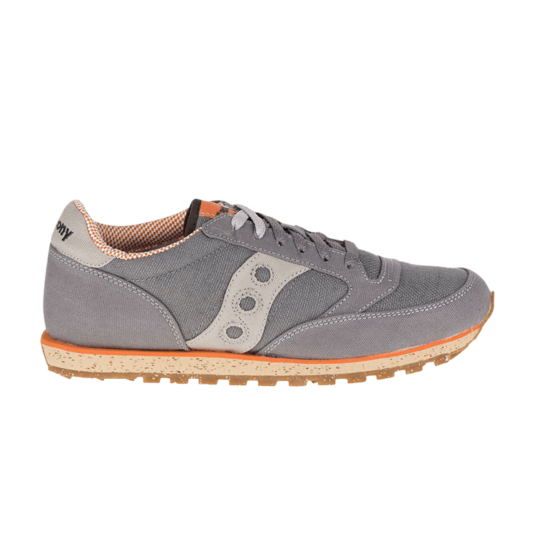 Saucony Jazz Low Vegan Charcoal Orange