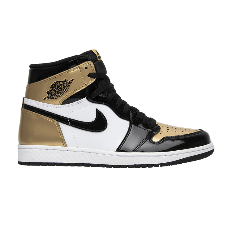 Jordan 1 Retro High NRG Patent Gold Toe