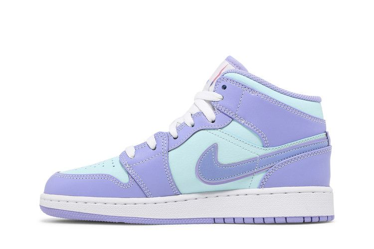 Jordan 1 Mid Purple Aqua (GS)