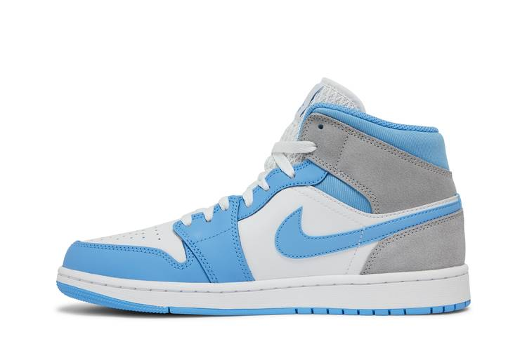 Jordan 1 Mid University Blue Grey