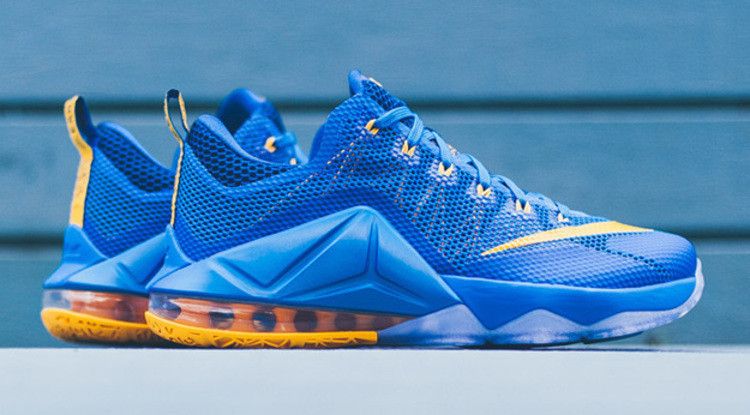 Nike LeBron Xii Low Photo Blue/Unvrsty Gold/Gym Blue