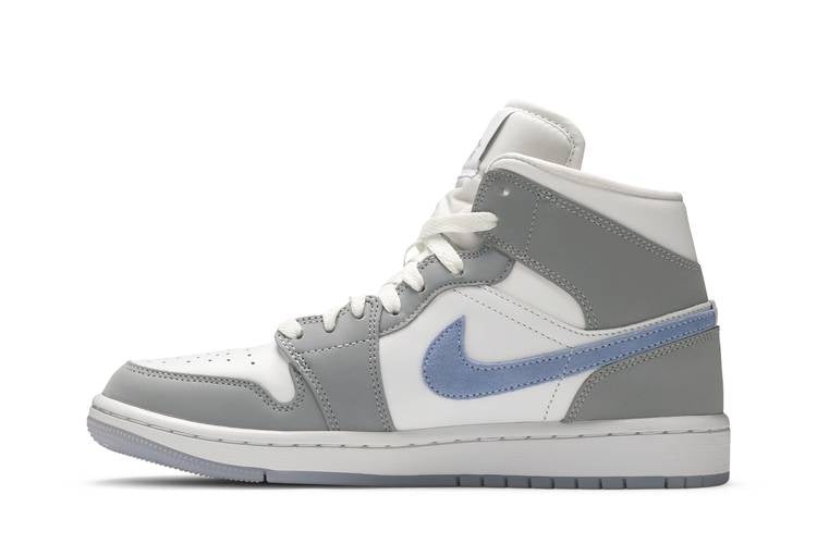 Jordan 1 Mid Wolf Grey Aluminum (Women's)