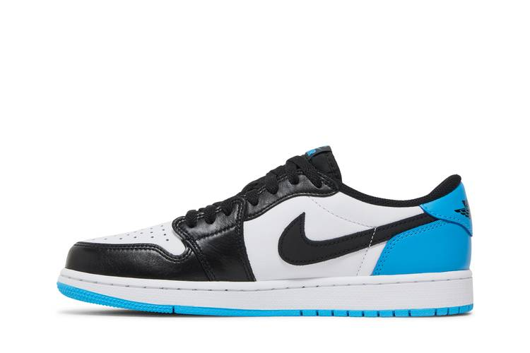 Jordan 1 Retro Low OG Black Dark Powder Blue