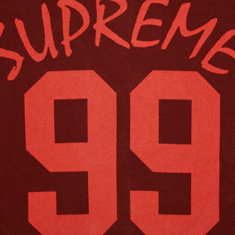 Supreme 99 Long-Sleeve Football Top 'Maroon'