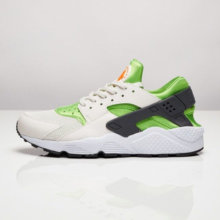 Nike Air Huarache Actn Green/Vivid Orange-Phntm-White