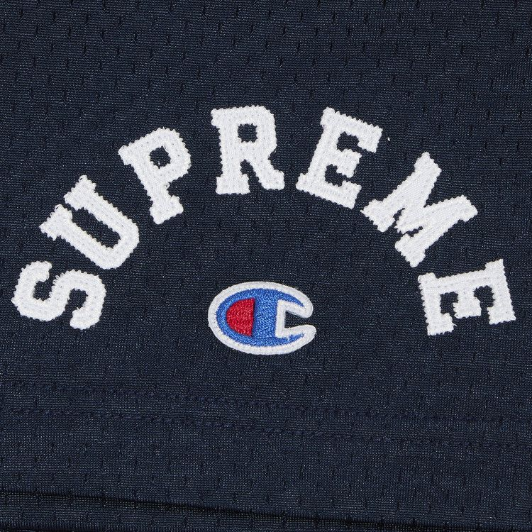 Supreme Ultrasuede Mesh Short 'Navy'