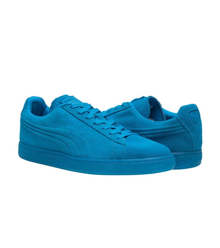 Puma Suede Emboss Iced Fluo Atomic Blue