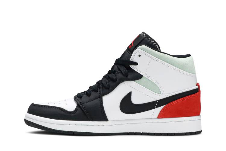 Jordan 1 Mid SE Red Black Toe