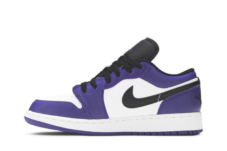 Jordan 1 Low Court Purple White (GS)