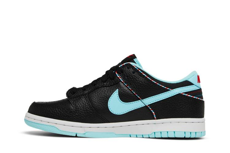 Nike Dunk Low SE Barber Shop Black (GS)