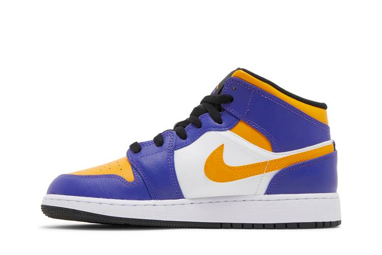 Jordan 1 Mid Lakers (2022) (GS)