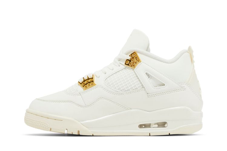 Jordan 4 Retro Metallic Gold (Women's)