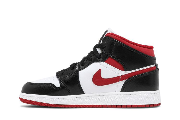 Jordan 1 Mid Gym Red Black White (GS)