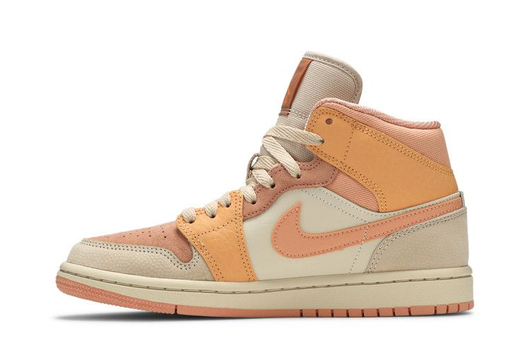 Jordan 1 Mid Apricot Orange (Women's)