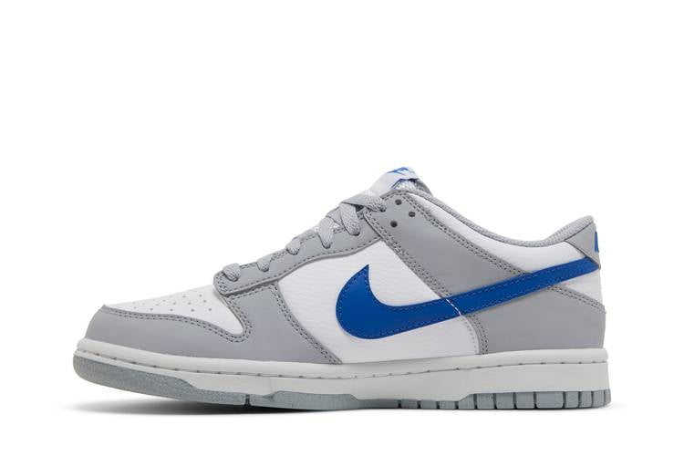 Nike Dunk Low Mini Swoosh Wolf Grey Game Royal (GS)