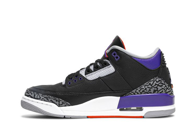 Jordan 3 Retro Black Court Purple