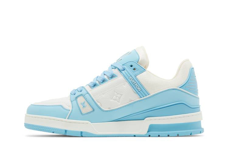 Louis Vuitton Trainer Low White Sky Blue