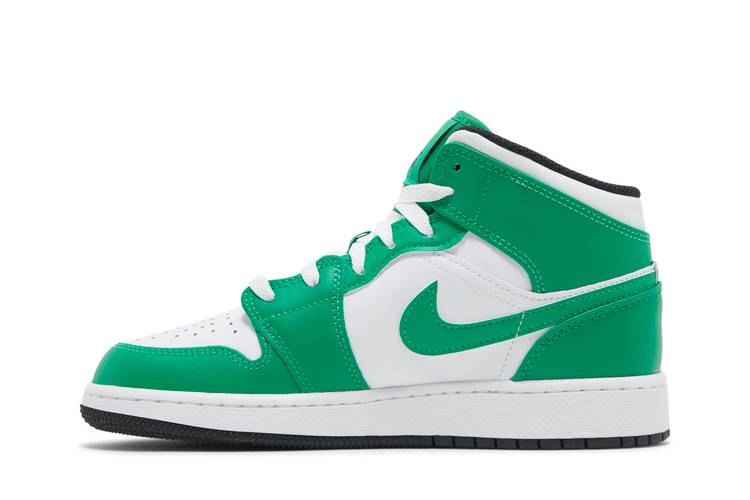 Jordan 1 Mid Lucky Green (GS)