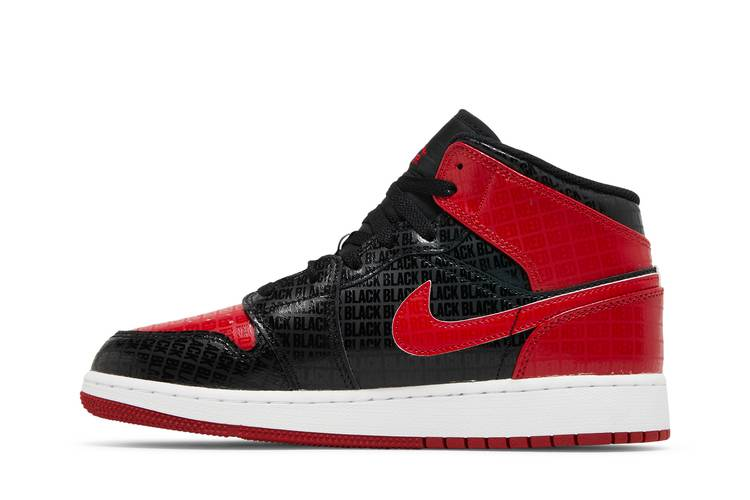 Jordan 1 Mid Bred Text (GS)