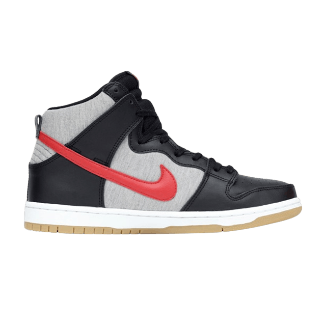 Nike SB Dunk High University Red Medium Grey