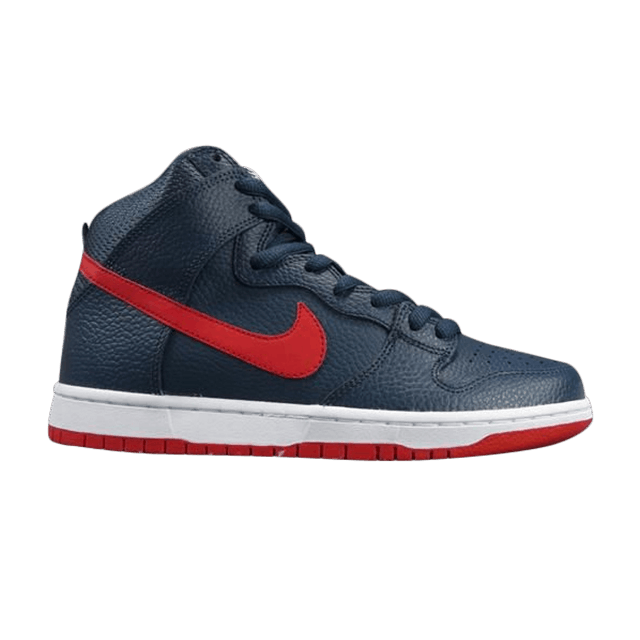 Nike SB Dunk High Squadron Blue University Red