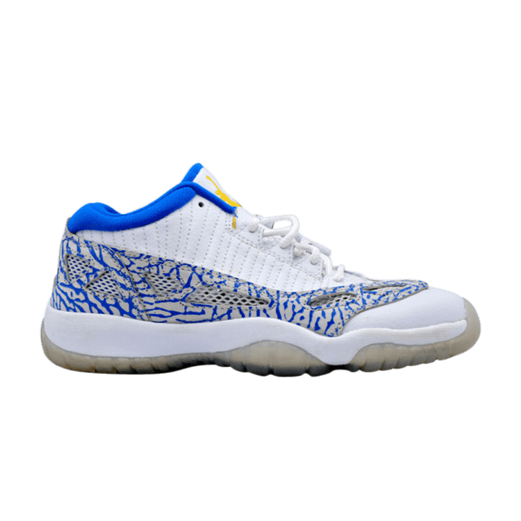 Jordan 11 Retro Low IE White Argon Blue (GS)