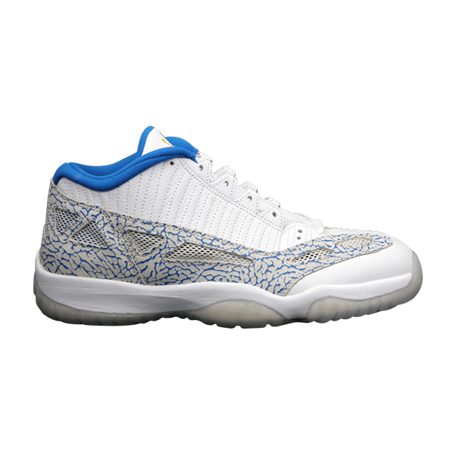 Jordan 11 Retro Low IE White Argon Blue