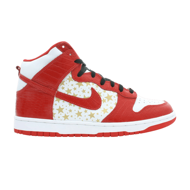 Nike Dunk High Pro SB Supreme Red Stars - Side Kicks