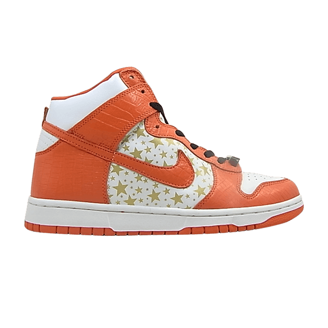 Nike Dunk High Pro SB Supreme Orange Stars