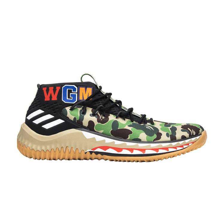 adidas Dame 4 A Bathing Ape Camo