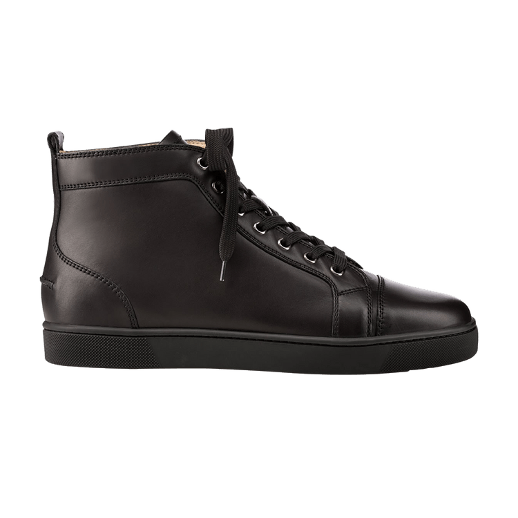 Christian Louboutin Louis Flat High Black Black