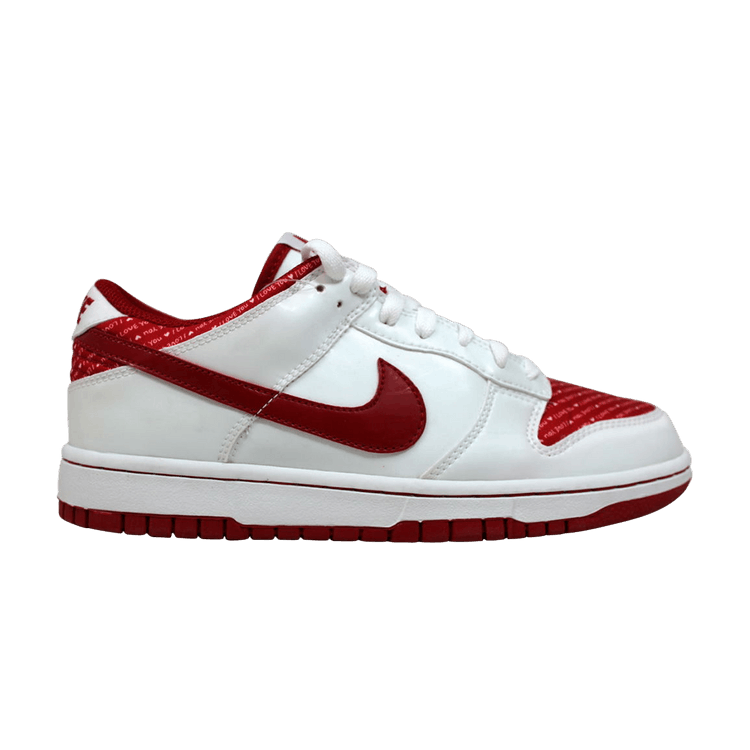 Nike Dunk Low White/Varsity Red (Women's)