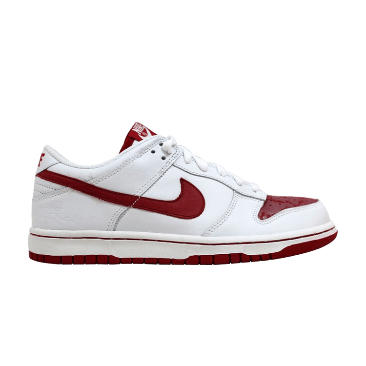 Nike Dunk Low White/Varsity Red-White (Women's)