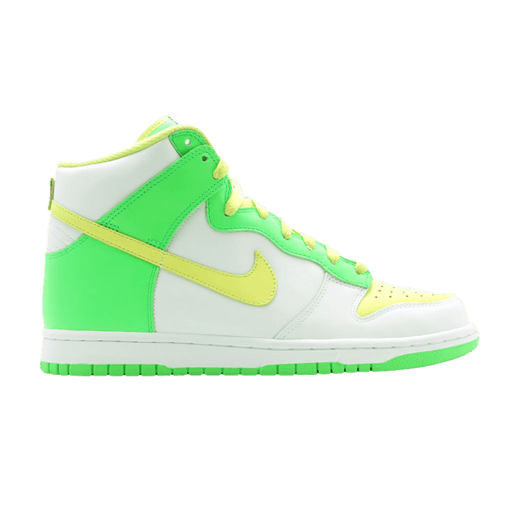 Nike Dunk High White/Lemon Chiffon-Radiant Grey