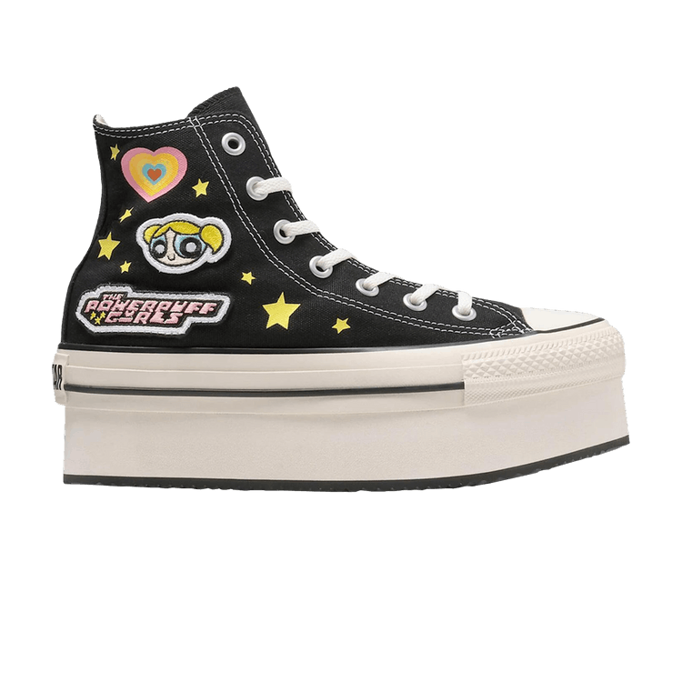 Converse Chuck Taylor All Star PLTS Hi The Powerpuff Girls Black