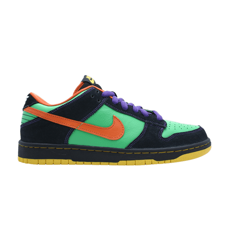 Nike SB Dunk Low Green Spark Hoop Orange