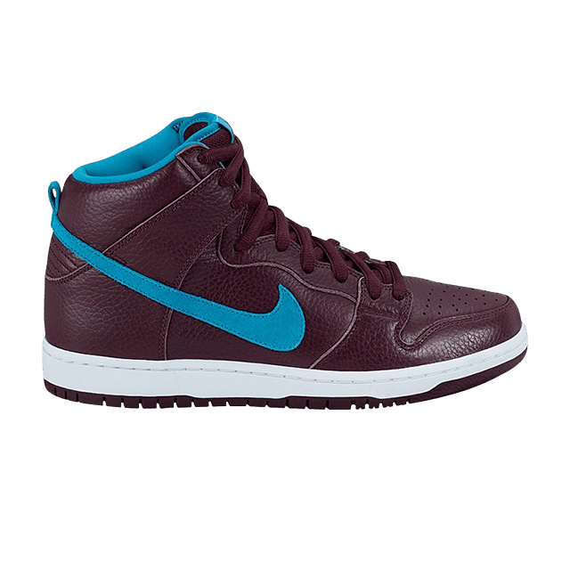 Nike SB Dunk High Deep Burgundy Aquamarine