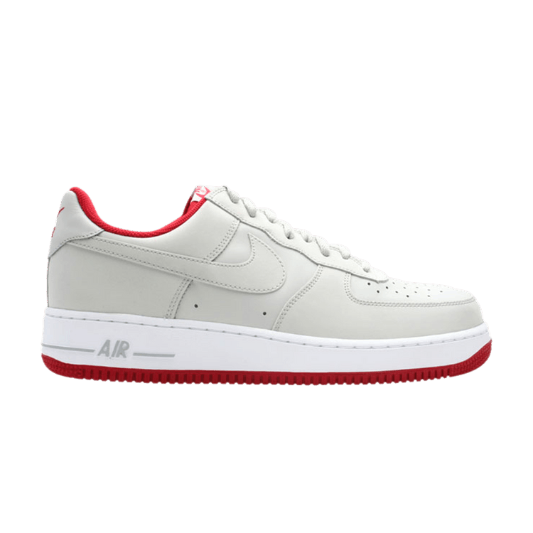 Nike Air Force 1 Low Neutral Grey Varsity Red